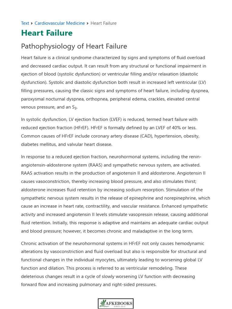 Understanding Heart Failure Types and Diagnosis | PDF | Heart Failure ...