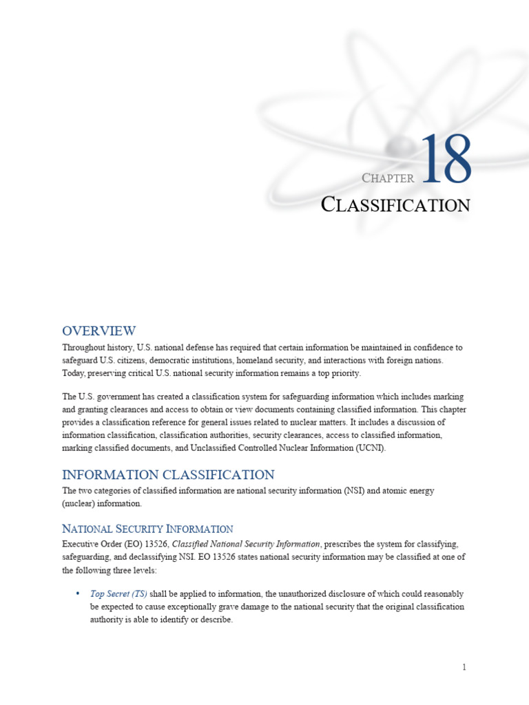 NMHB2020rev Ch18 | PDF | Classified Information In The United States ...