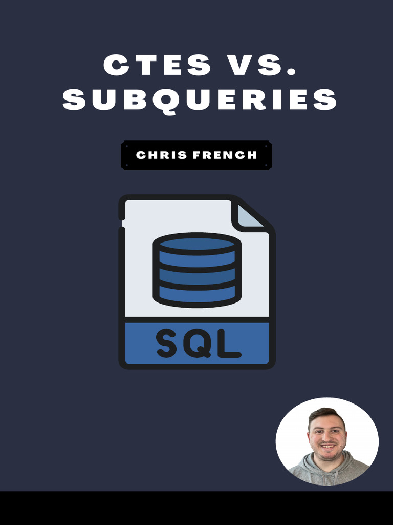 CTE vs Subqueries in SQL | PDF