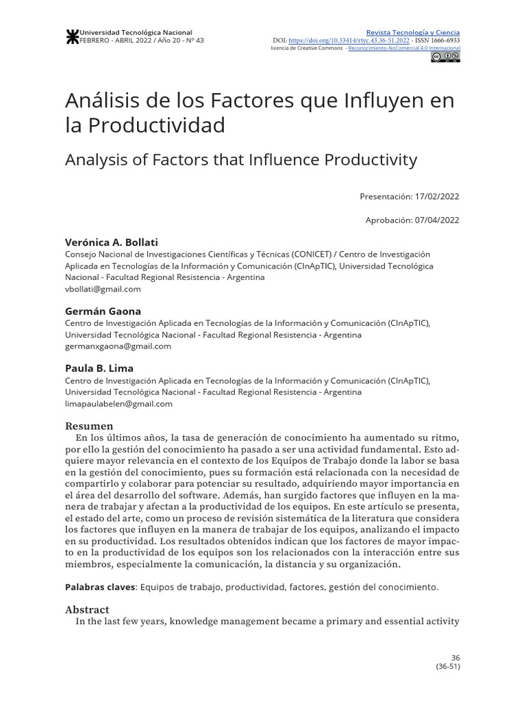 Analisis de Los Factores Que Influyen en La Produc | PDF | Aluminio ...