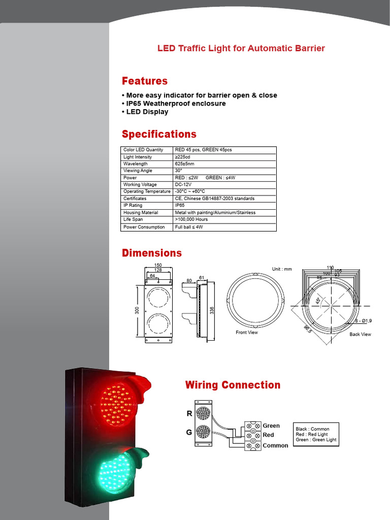Deltron Traffic Light | PDF