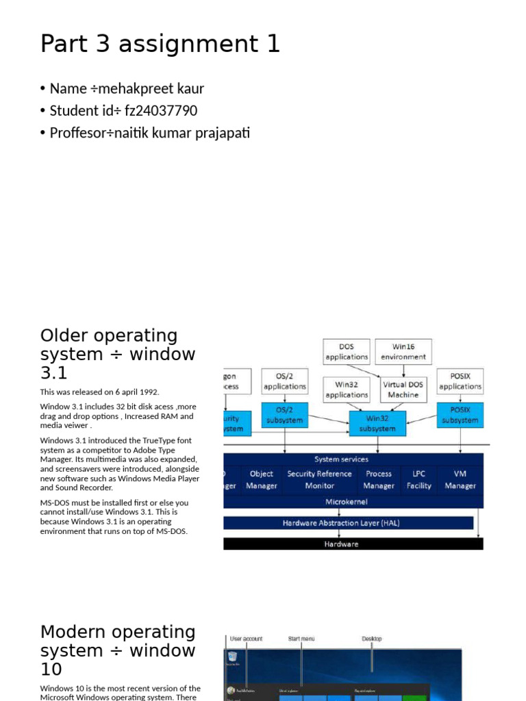 Ajay Operating Stystem File 2 | PDF | Microsoft Windows | Computer ...