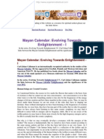 Maya - Mayan Calendar Evolving Towards Enlightenment - I