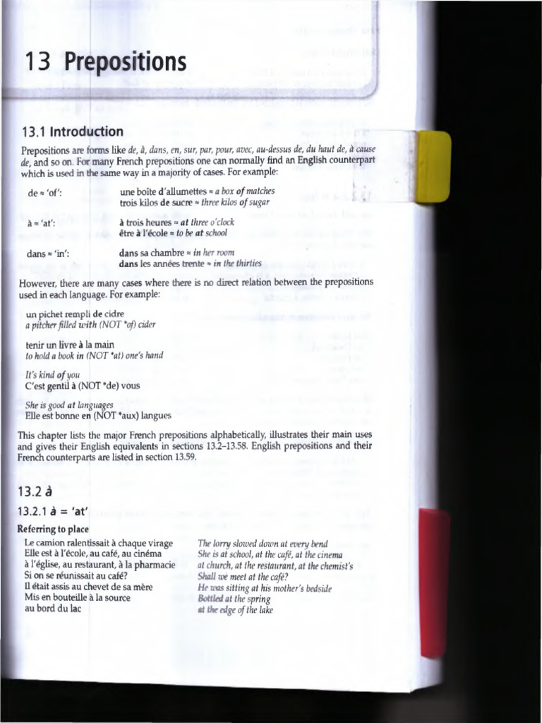 13 - Prepositions | PDF