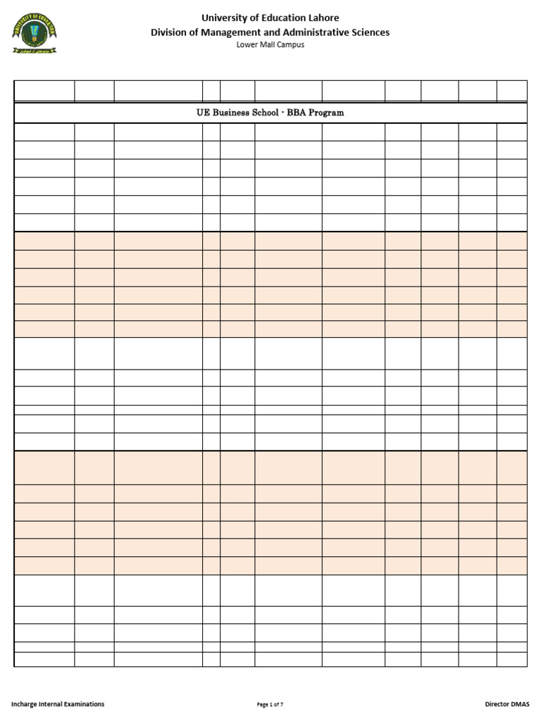BBA Mid Term Exam Schedule Fall 2024 | PDF | Economics | Economies
