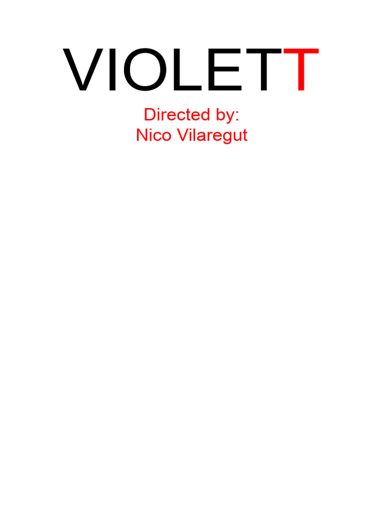 VIOLETT. Script | PDF | Sombra