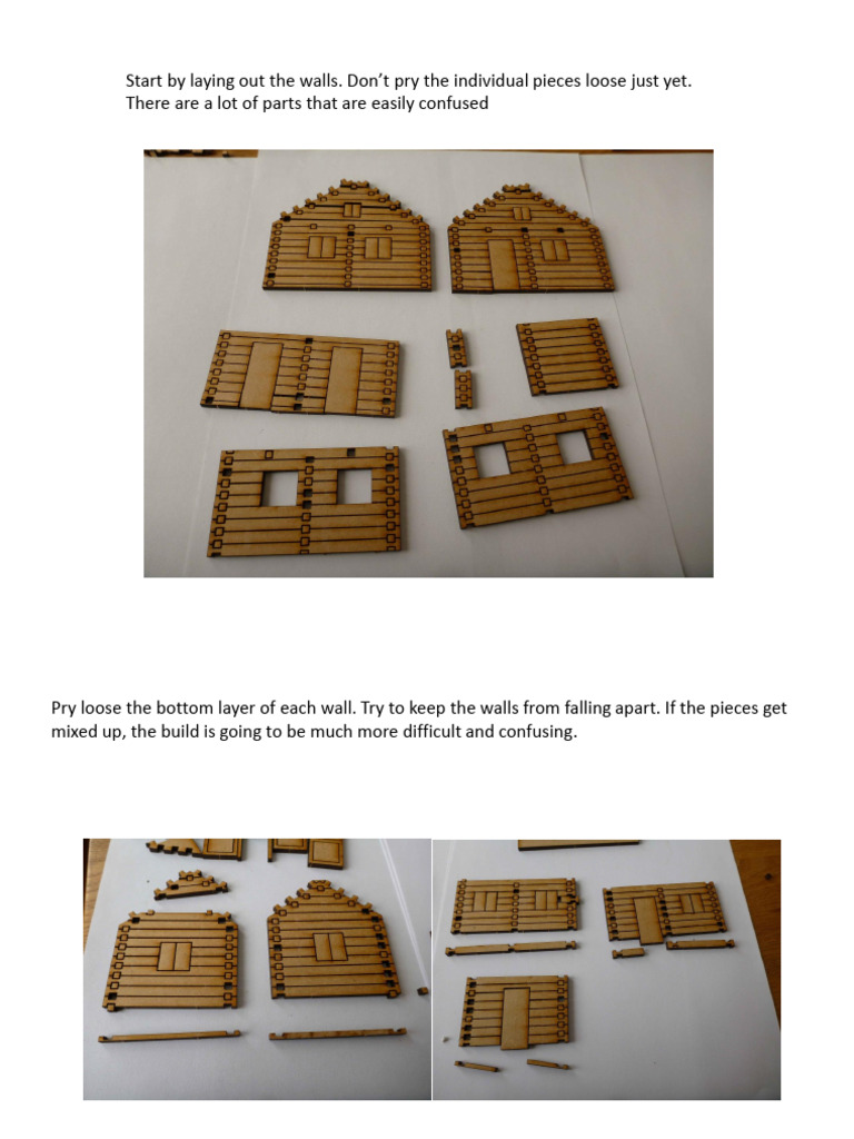 Small Log Cabin Instructions | PDF