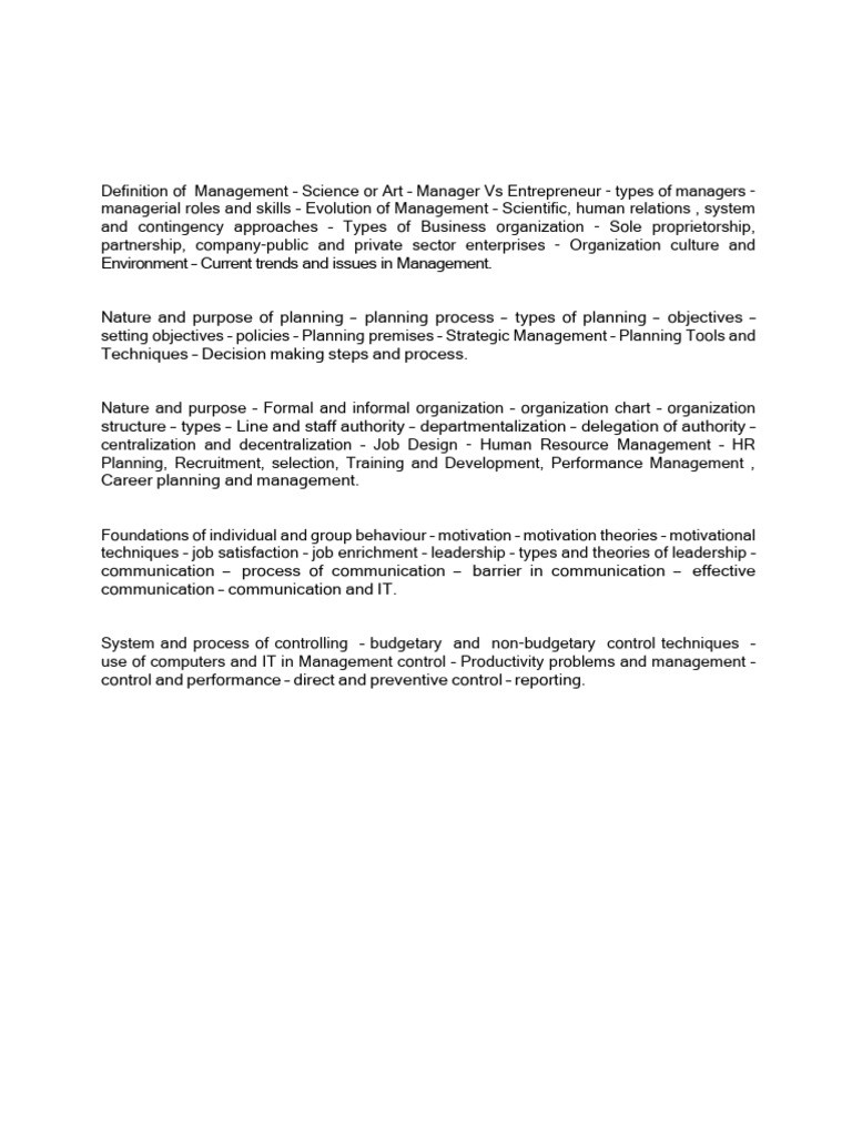 Principles of Management Overview | PDF | Corporations | Joint Stock ...