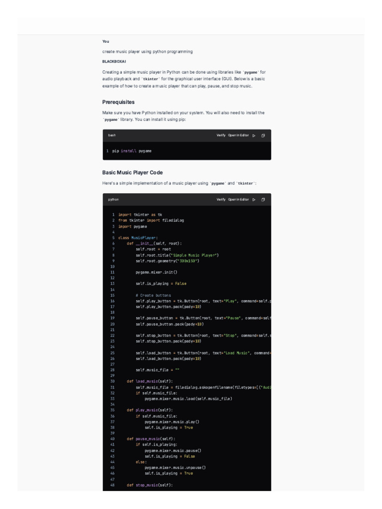 WWW Blackbox Ai Chat A3tQvkEZPPvAeDz3M3goZ | PDF | Graphical User ...