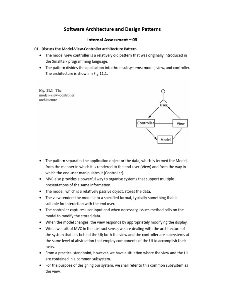SA IA-03 | PDF | Java Virtual Machine | Model–View–Controller