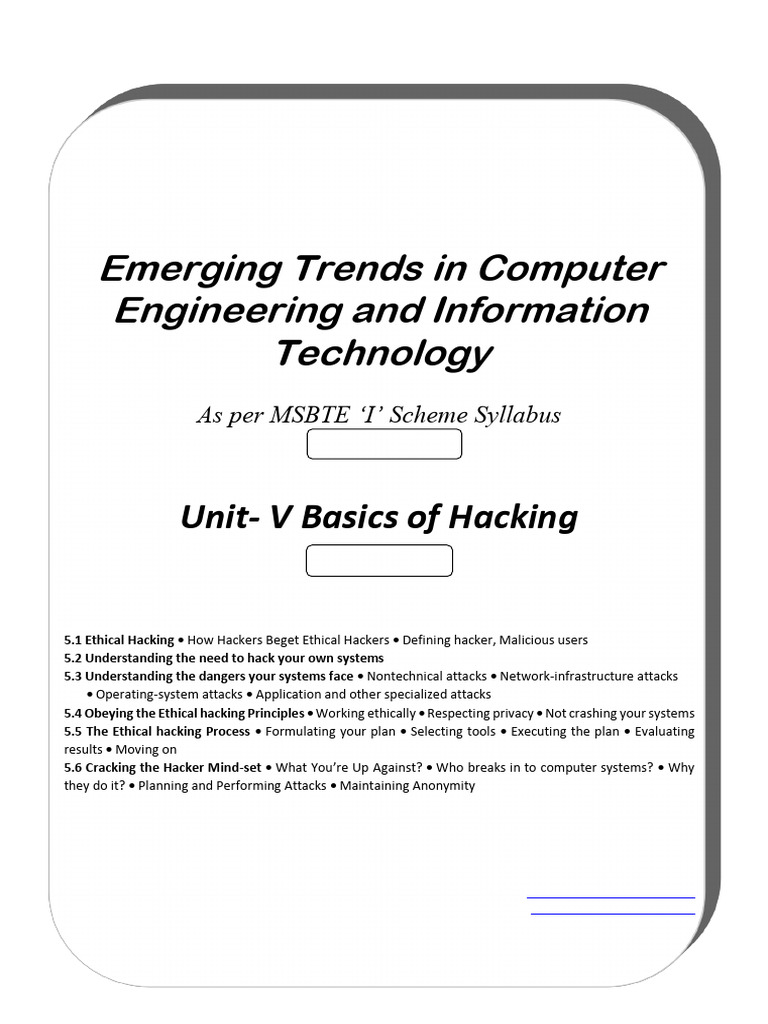 Ethical Hacking Fundamentals | PDF | Security Hacker | White Hat ...