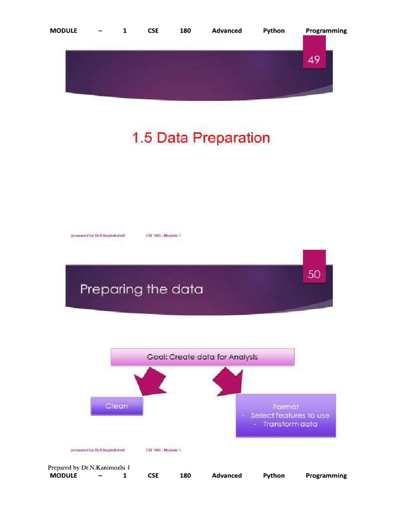 1.5 Data Preparation | PDF