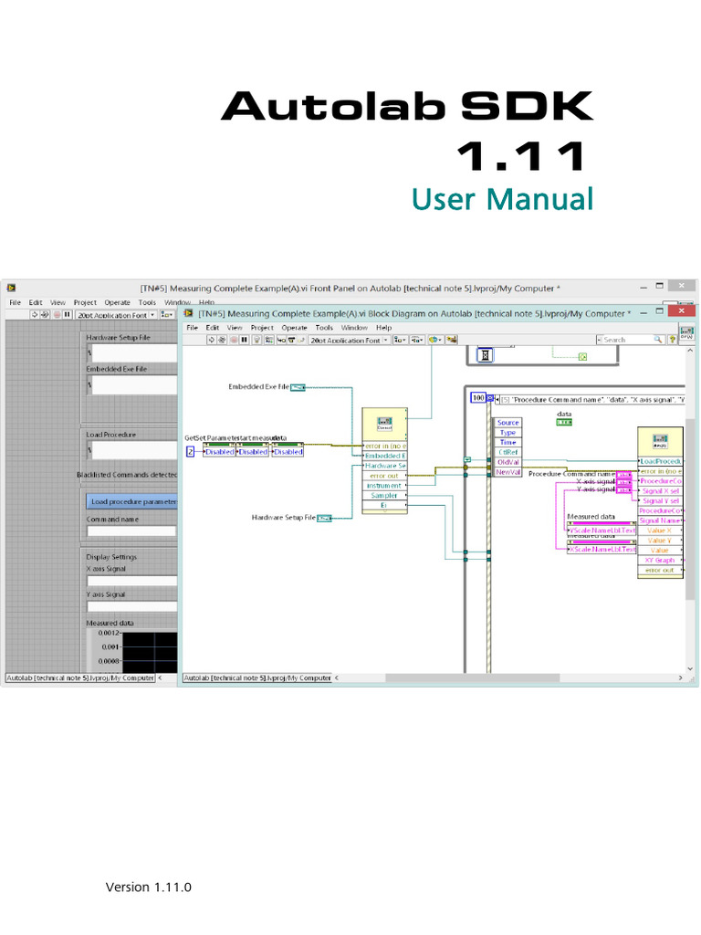 Autolab sdk manual pdf installation computer programs device driver