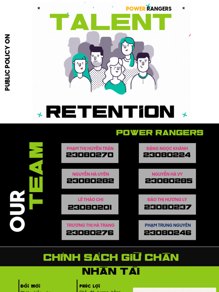 TALENT RETENTION Power Rangers | PDF