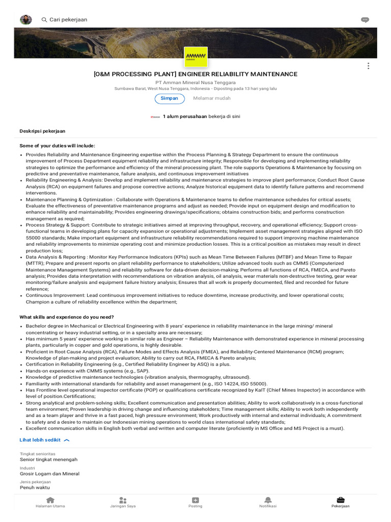 Reliability Maintenance Engineer Role | PDF | Reliability Engineering ...
