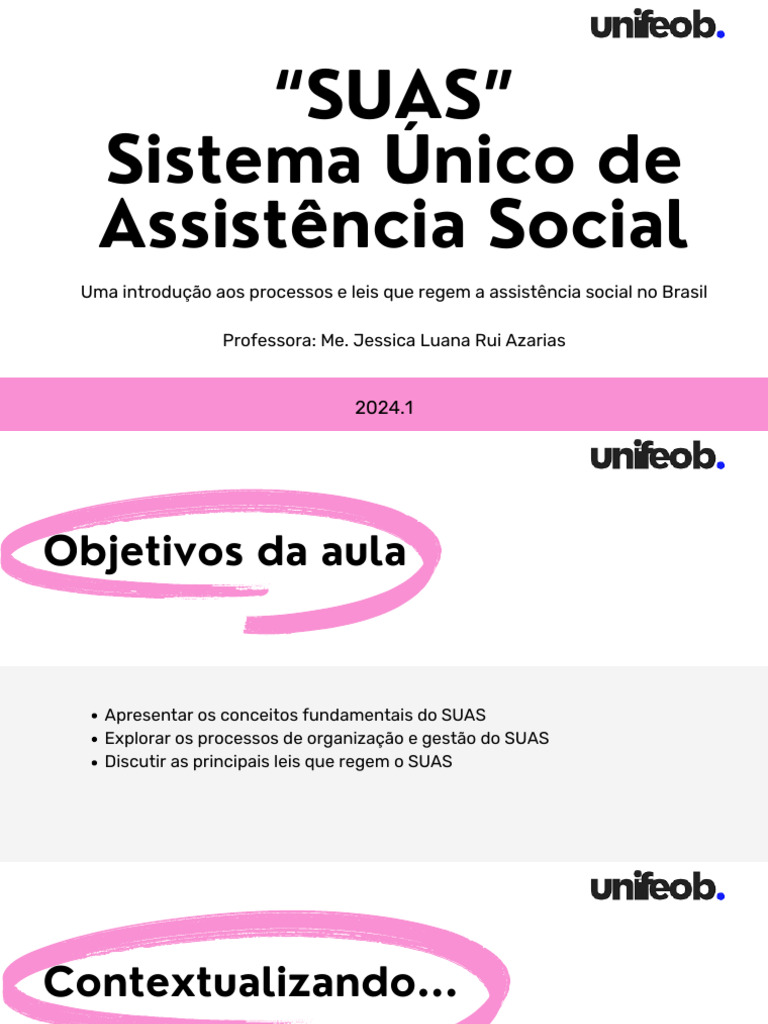 SUAS - Sistema Unico de Assistencia Social 7 | PDF | Trabalho social ...