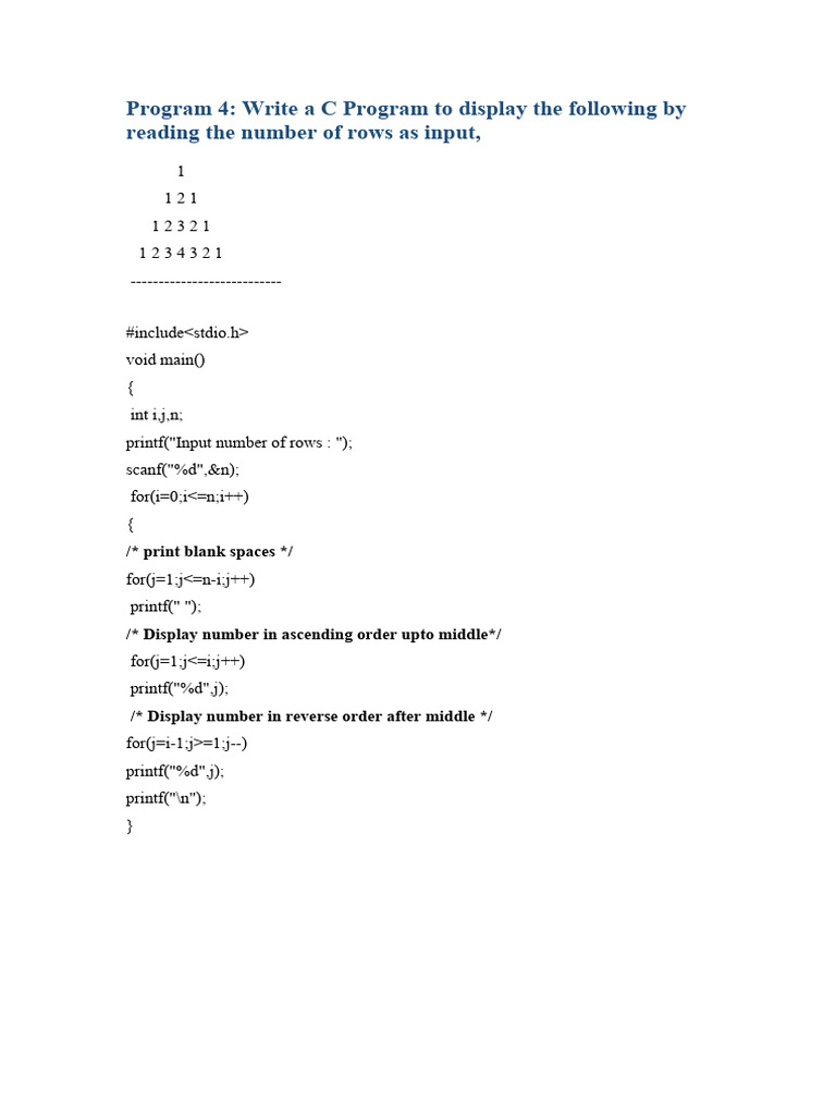 Program 4 | PDF