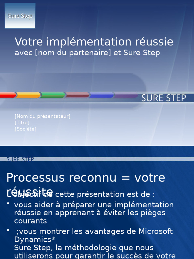 Implémentation réussie avec Sure Step | PDF | Informatique