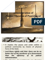 Theories of Punishment: Deterrent, Retributive, Preventive & Reformative