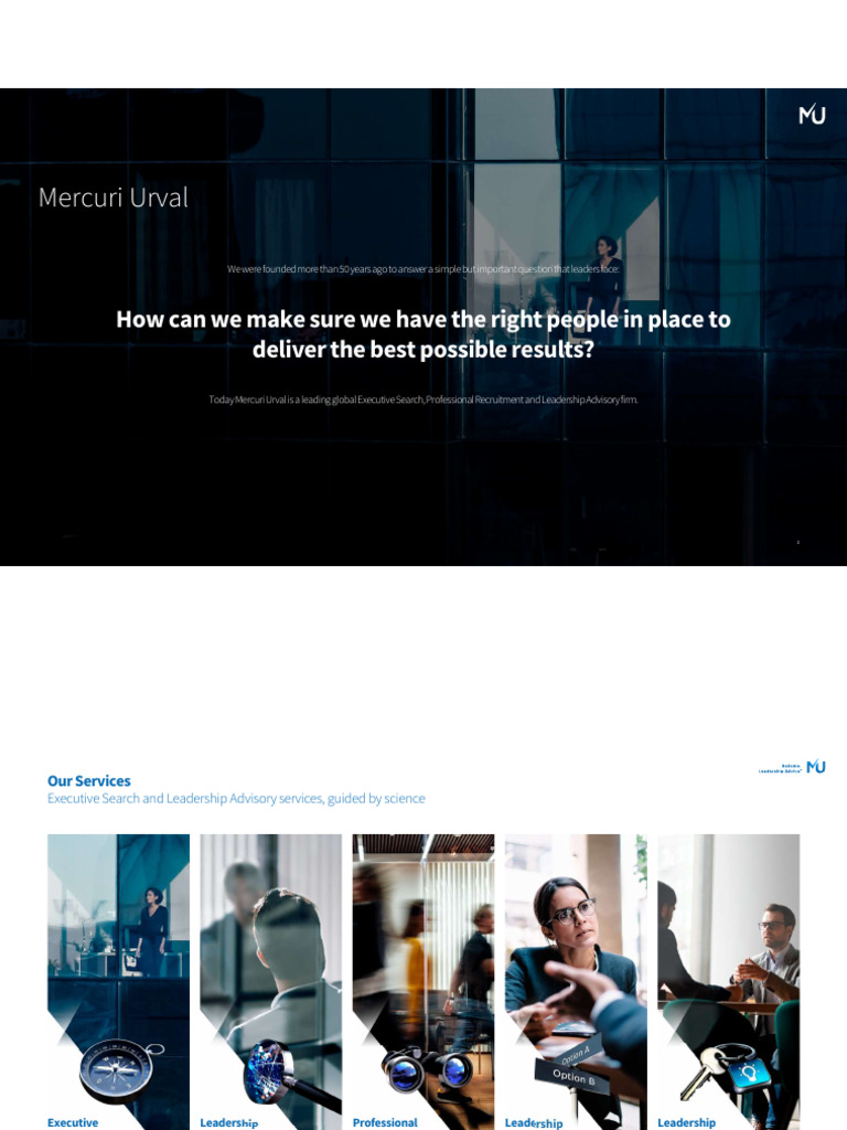 Mercuri Urval Company Overview - Executive Search & Talent Advisory ...