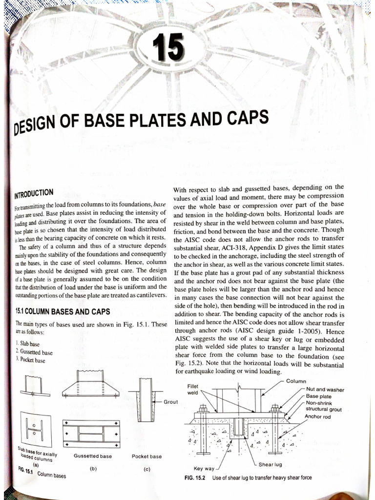 DSS Column Bases | PDF