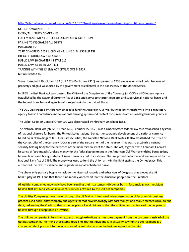 HJR 192 and Utility Companies | PDF