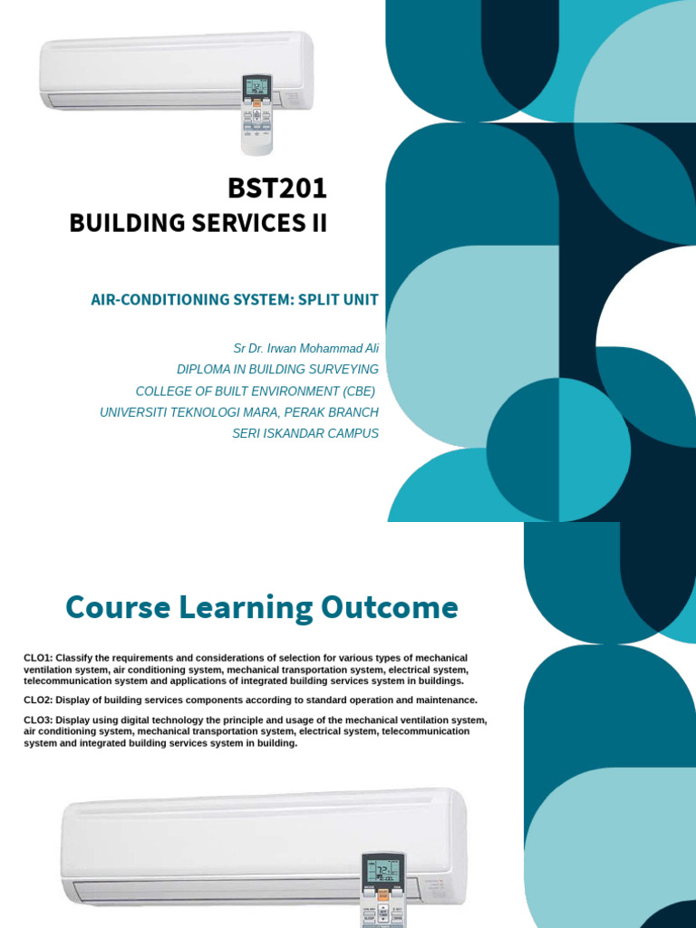 Split Unit Air Conditioning Overview | PDF | Air Conditioning | Building
