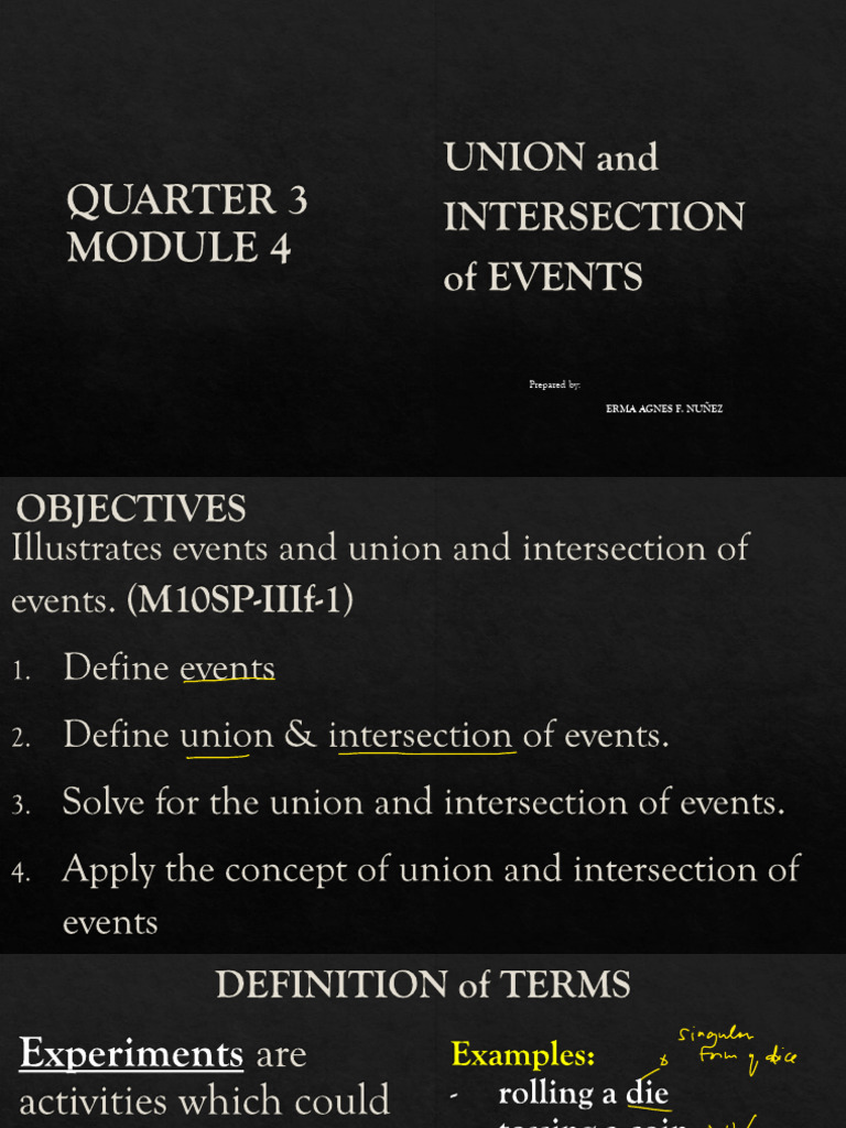 Module 4 Union Intersection of Sets Gracefulness | PDF
