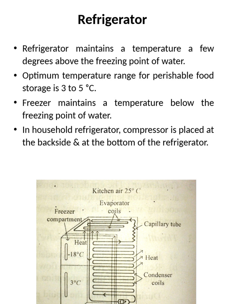 Applications of Refrigeration | PDF | Air Conditioning | Refrigerator