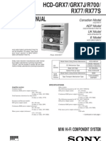 Service Manual: Mini Hi-Fi Component System