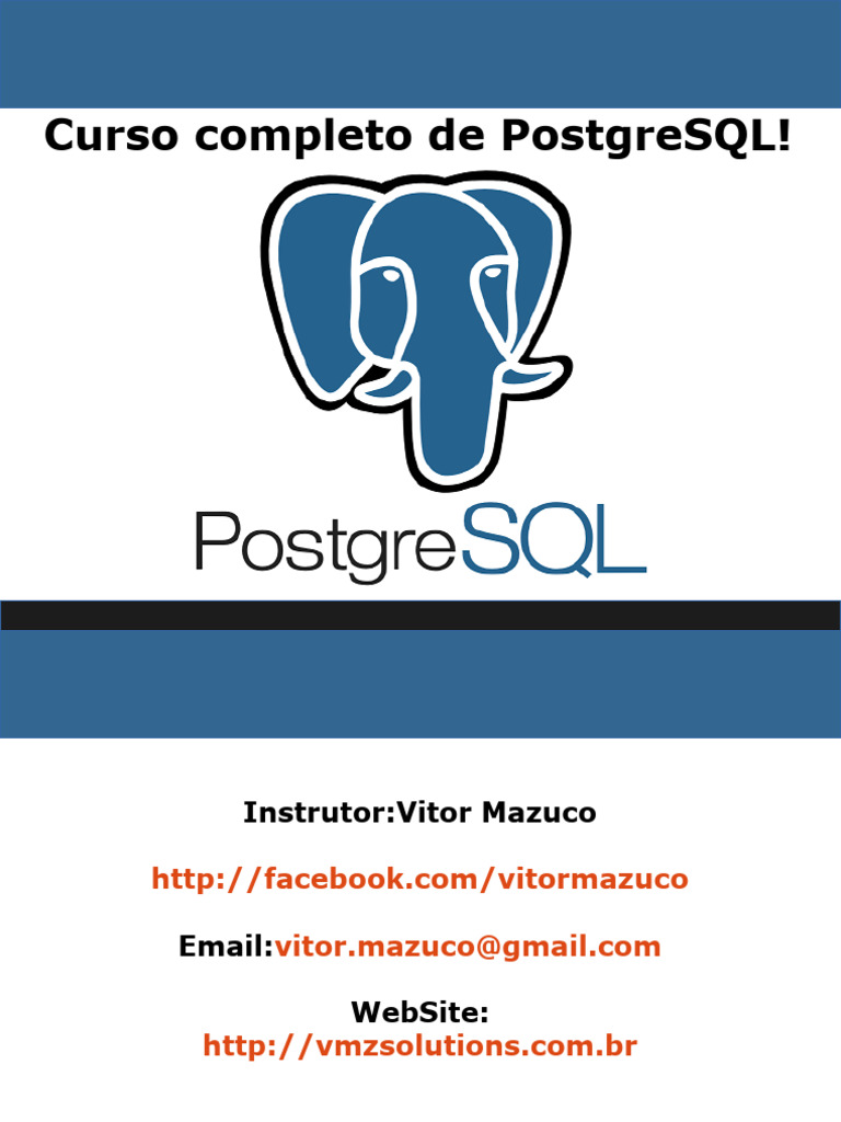 Curso Completo de PostgreSQL PDF | PDF