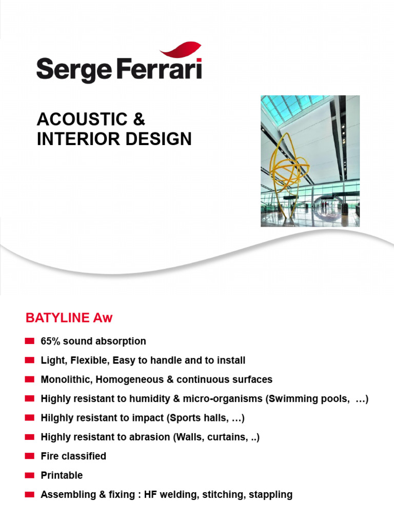 Acoustic Interior Design Solutions | PDF | Building Engineering