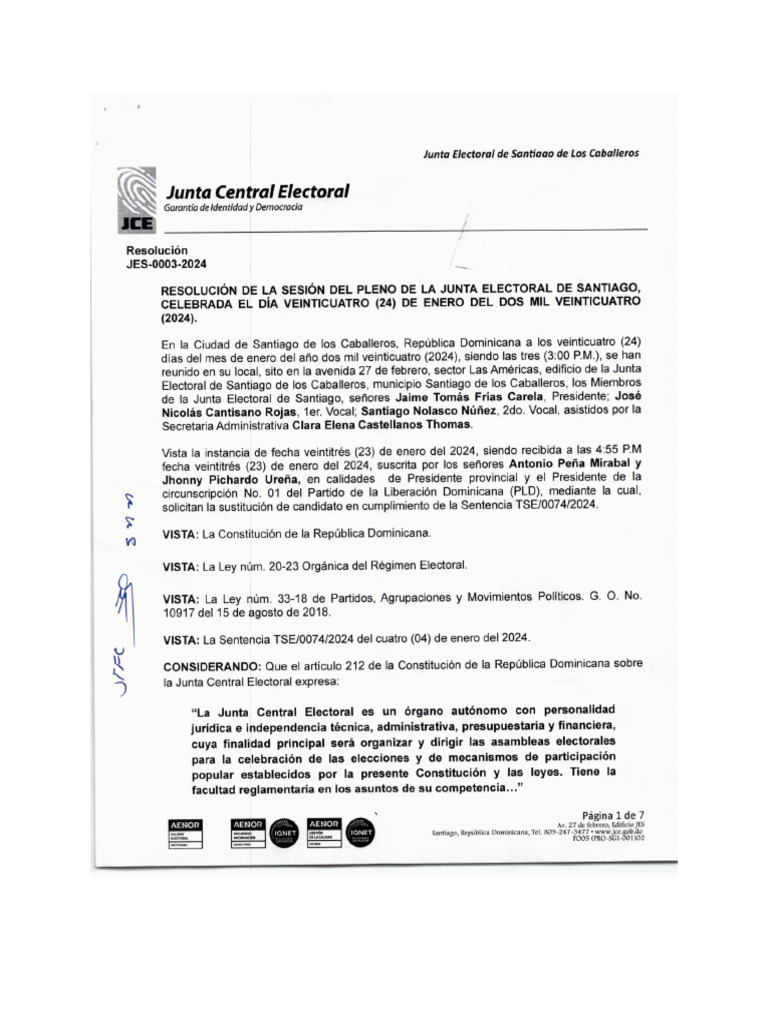 Resoluci n jes 0003 2024 pdf