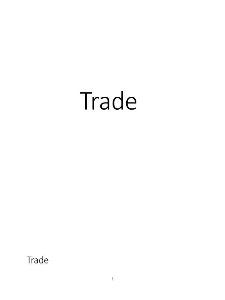 Unit 10 Trade PDF Exchange Rate Exports
