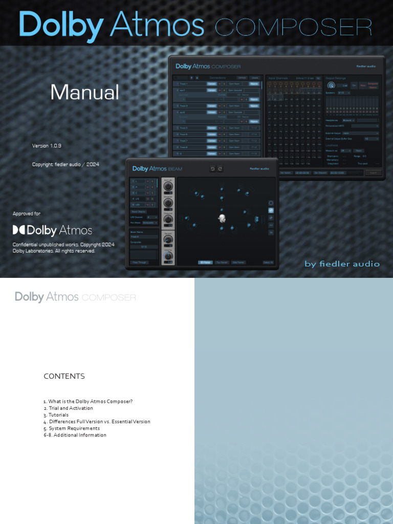 Atmos Composer Manual | PDF | Sound Production Technology | Computing