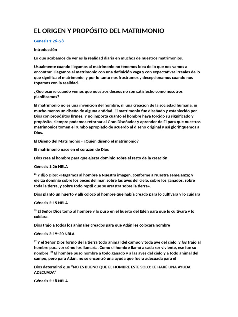 El Reto del Amor en el Matrimonio | PDF | Cristo (título) | Adán