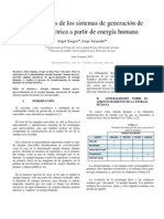 Generalidades de Los Sistemas de Aprovechamiento de Energía Humana