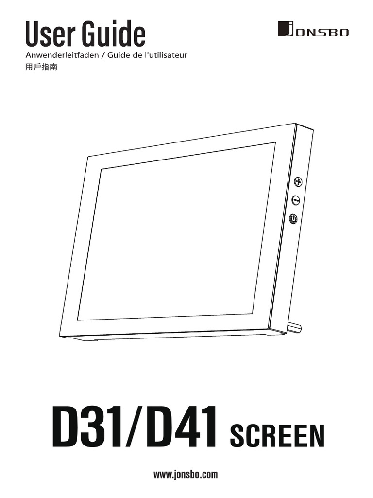 D31 screen user guide pdf icon computing computer monitor