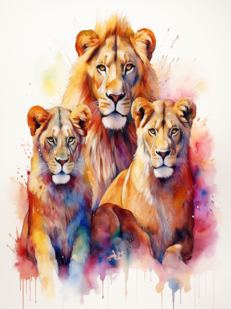Lion and Lionesses | PDF