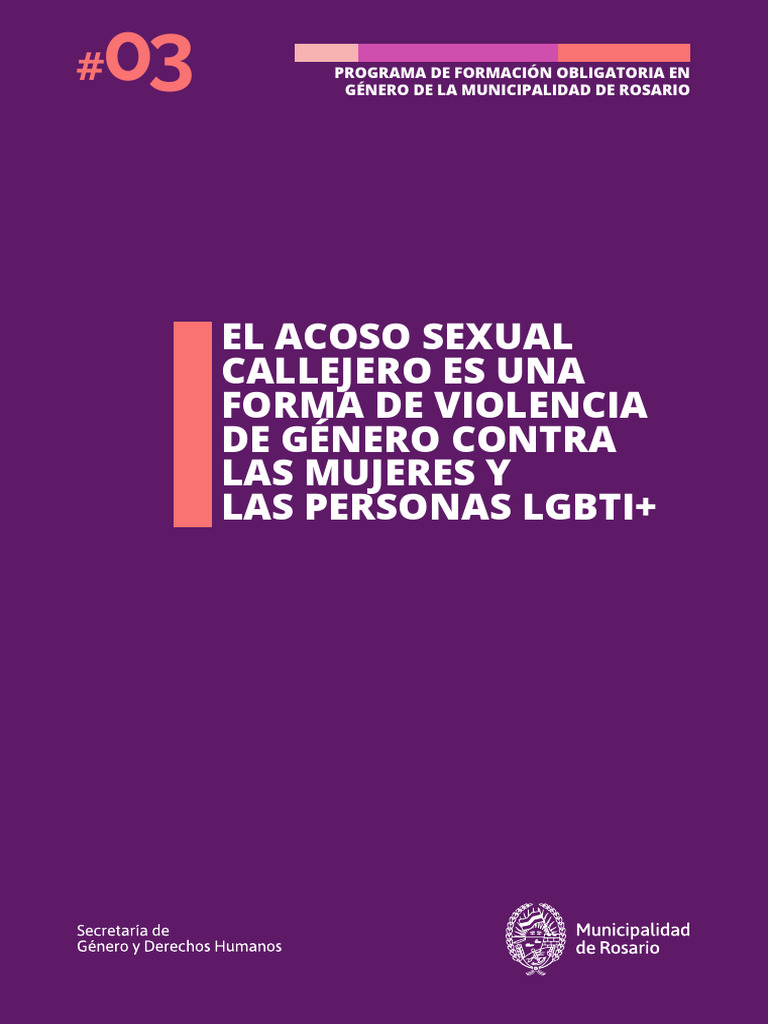 Acoso Sexual Callejero: Violencia de Género | PDF | Violencia | Acoso ...