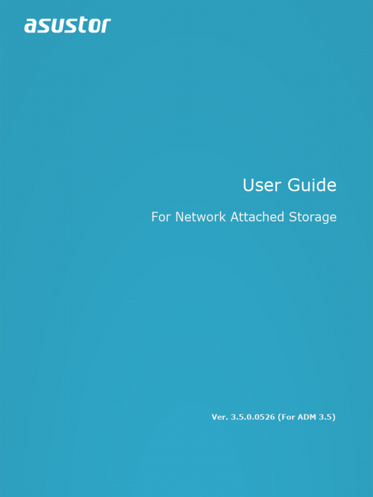 Asustor Nas User Guide Enu 3.5.0.0526 v1 | PDF | File Transfer Protocol ...