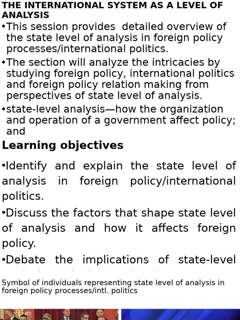 State Level Analysis. | PDF | Policy | Leadership