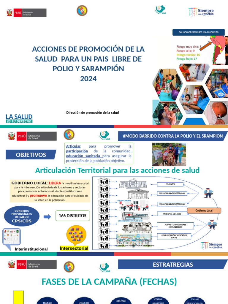 Estrategias para Erradicar Polio y Sarampión | PDF
