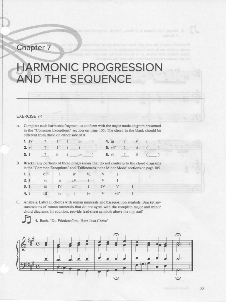 Tonal Harmonyworkbookpg 55 | PDF