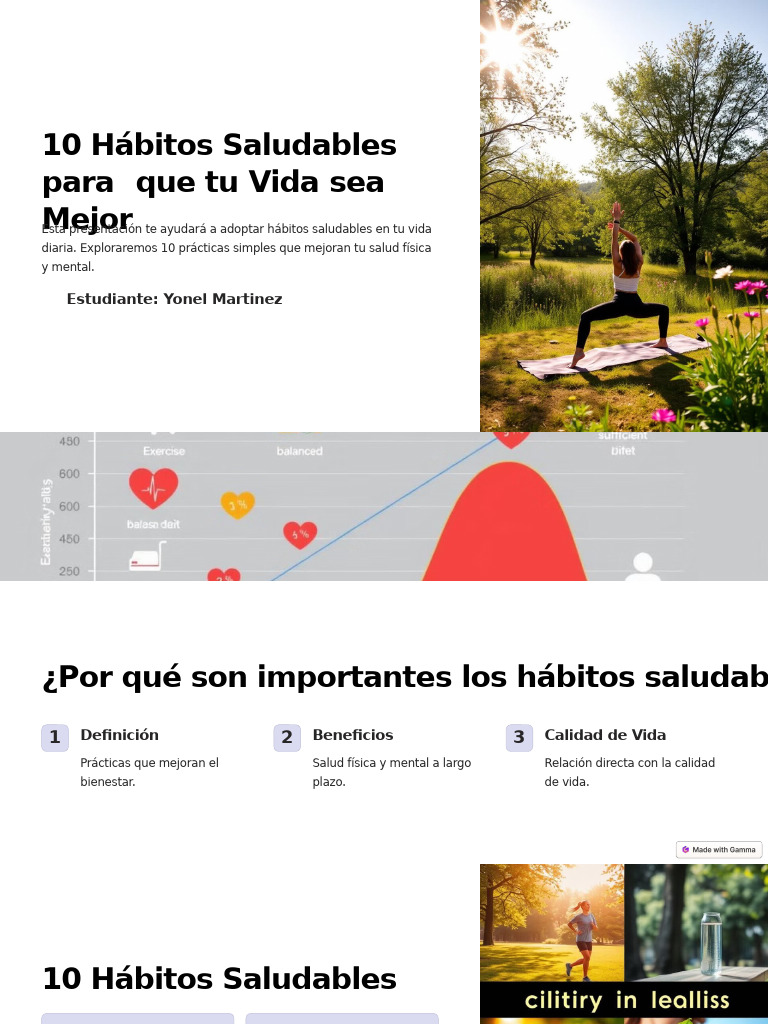 10 Habitos Saludables para Una Vida Mejor | PDF