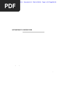 Government's Motion for Revocation of Release Order