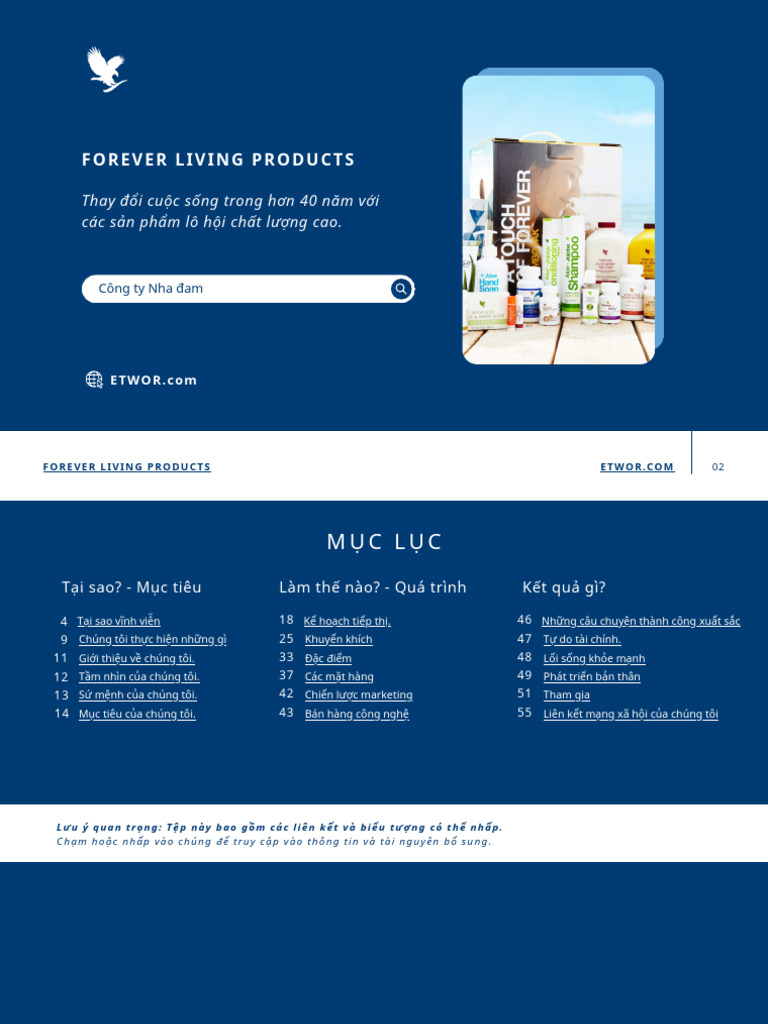 Forever Living Products - The Aloe Vera Company (Vietnamese) | PDF