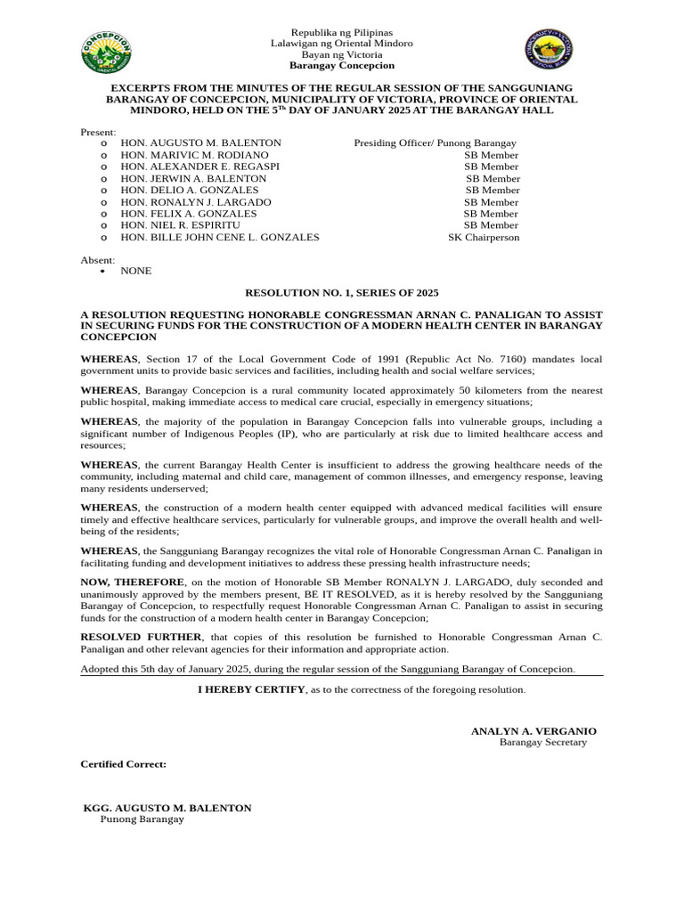 Resolution for Health Center Funding | PDF | Health Care | Social Programs