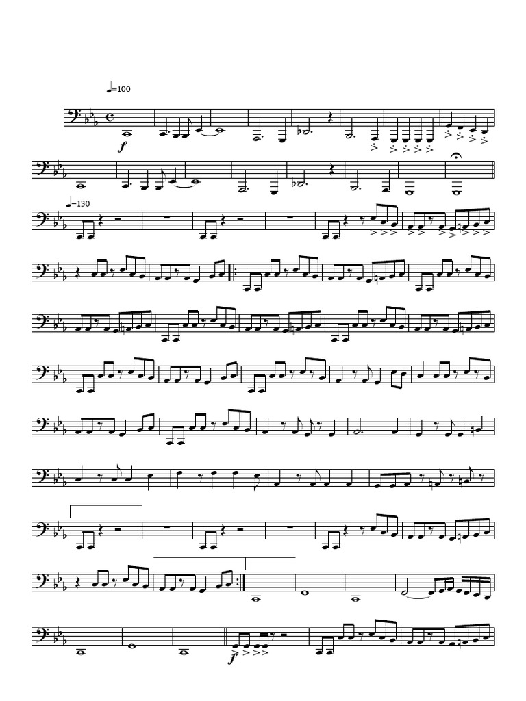 Sweet Dreams Are Made of This - Tuba | PDF