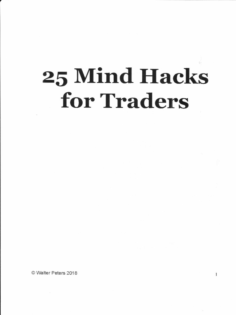 25 Mind Hacks For Traders Ebook | PDF